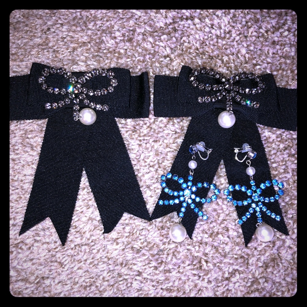 Erdem Earring / Brooch set